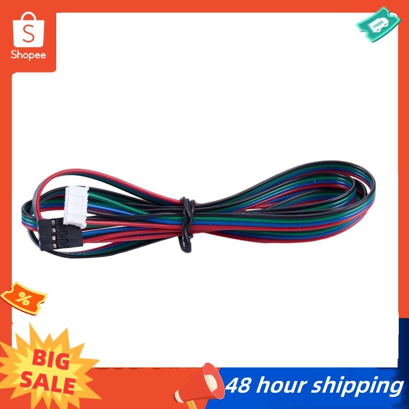 พร้อมสต็อก ขยาย NEMA 17 Stepper Motor Cable 1M ยาว 4 6 Pin 3D เครื่องพิมพ์ Dupont