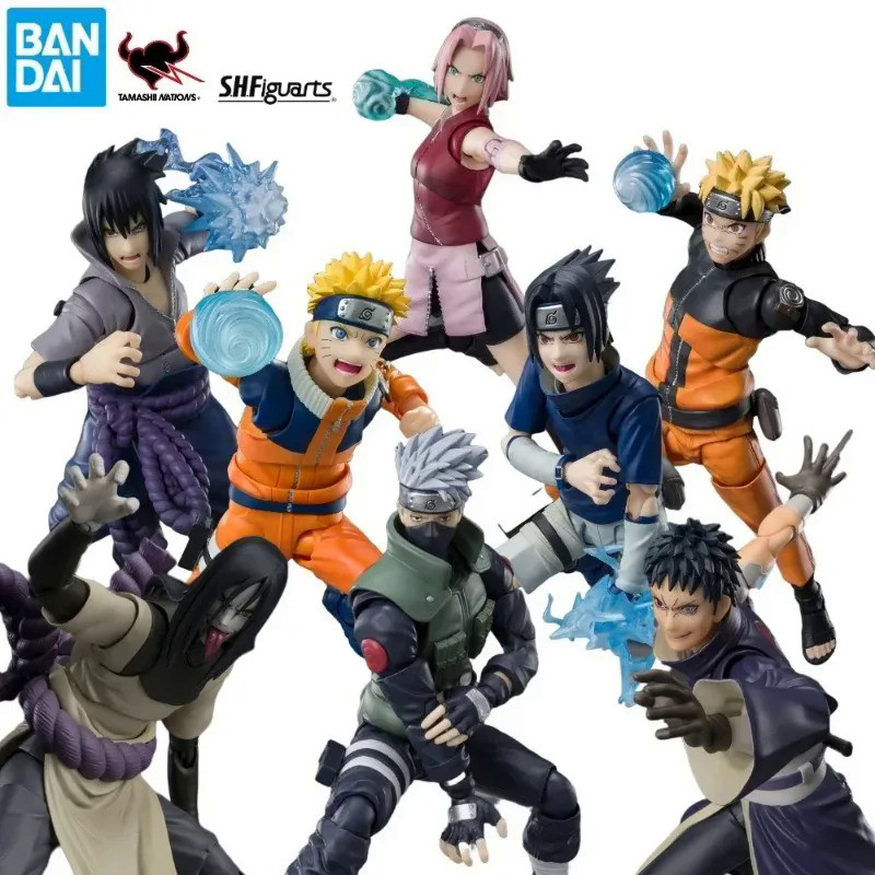 ของเล่นแอ็คชั่น Bandai shfiguarts 2.0 Jiraiya Kakashi Hatake NO 1 Naruto TOP 99 Sasuke Orochimaru uc