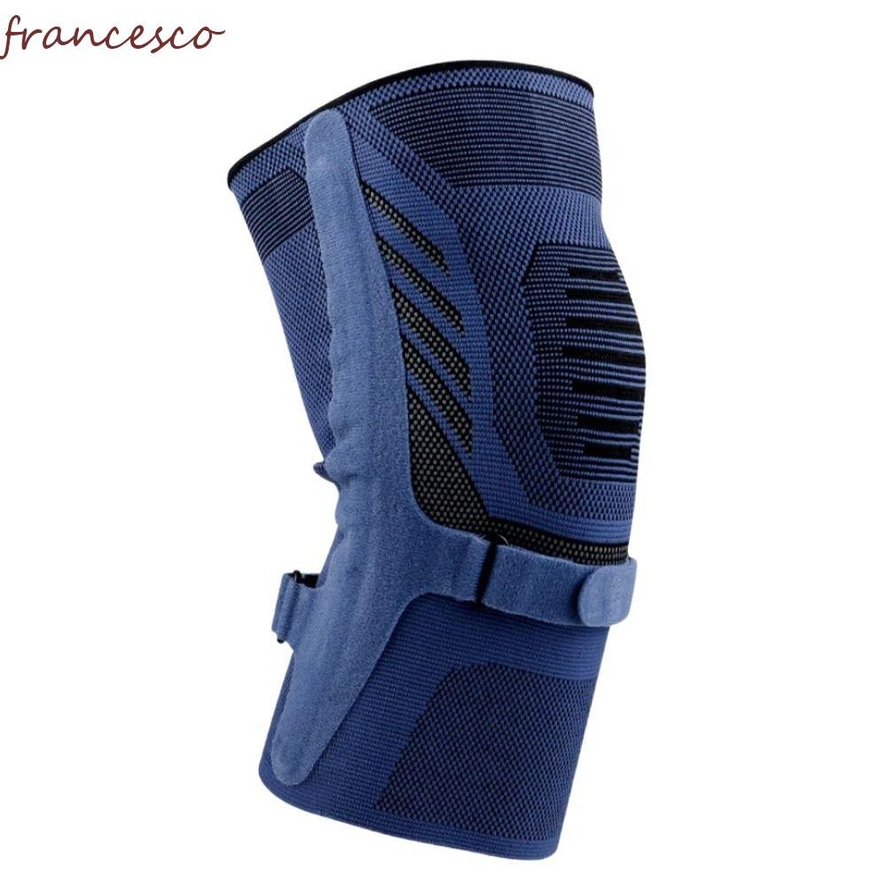 Francesco 1 PC สนับเข่าสําหรับวิ่ง, ถักไนลอนปลอกสนับเข่ากันหนาวสําหรับบาสเกตบอล, เท้าเย็นหลักฐานลื่นยืดหยุ่นอบอุ่นถักไนลอนกีฬารองเข่าขี่