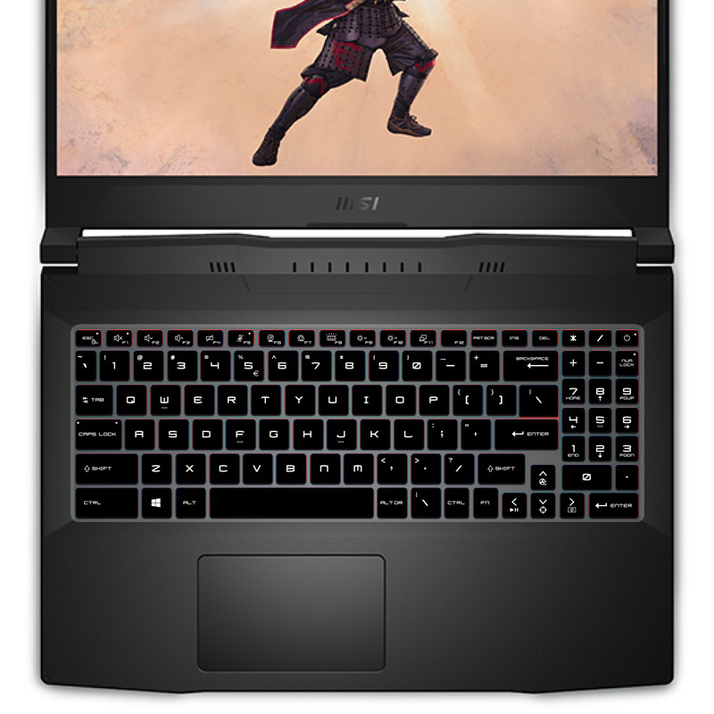 สําหรับ MSI ดาบ 17 15 A11UG A11UE A11UC GL76 Katana GF66 2021 MSI GL66 Pulse Katana GF76 แล็ปท็อปแป้นพิมพ์ผิว Protector