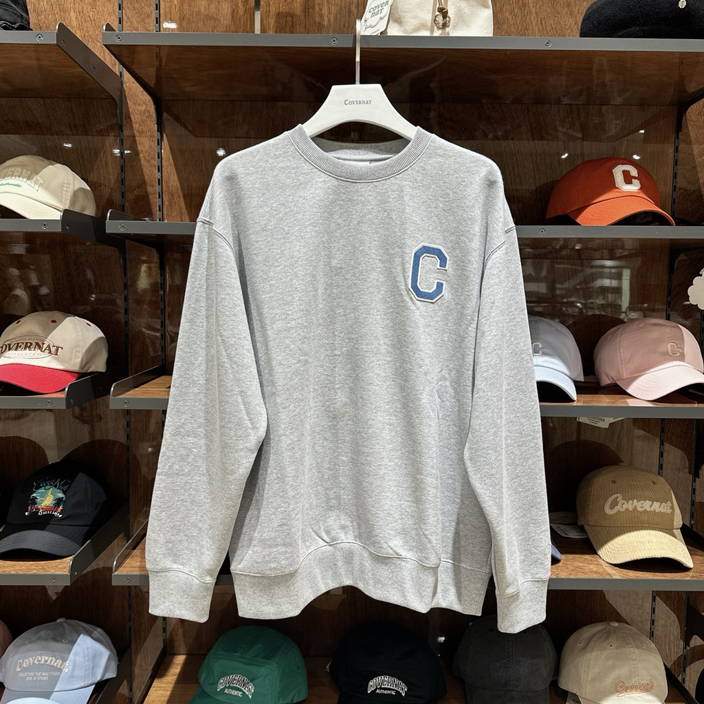 Covernat ใหม่ขนาดใหญ่ C คลาสสิกพิมพ์ Casual ผู้ชายและผู้หญิงรอบคอ Hoodie