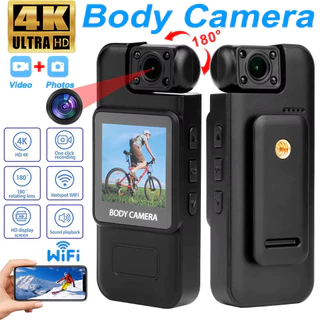 4k HD WiFi มินิกล้องแบบพกพาเครื่องบันทึกวิดีโอดิจิตอลตํารวจ Body Cam อินฟราเรด Night Vision กีฬา DV DVR 1080P กล้องวิดีโอขนาดเล็ก
