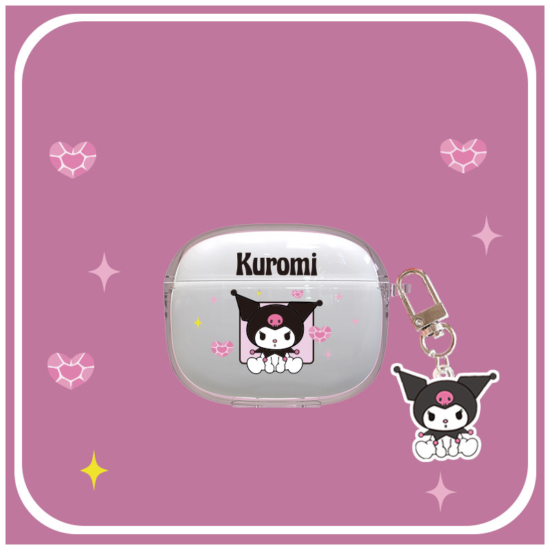 แฟชั่นการ์ตูนนุ่มโปร่งใสหูฟังสําหรับ Bowers & Wilkins Pi8/Pi6 พร้อมตะขอ