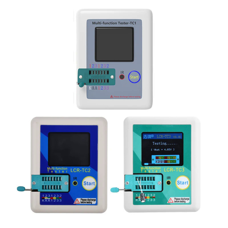 LCR-TC1 LCR-TC2 LCR-TC3 Transistor Tester TFT Diode Triode Capacitance Meter LCR ESR Meter NPN PNP M