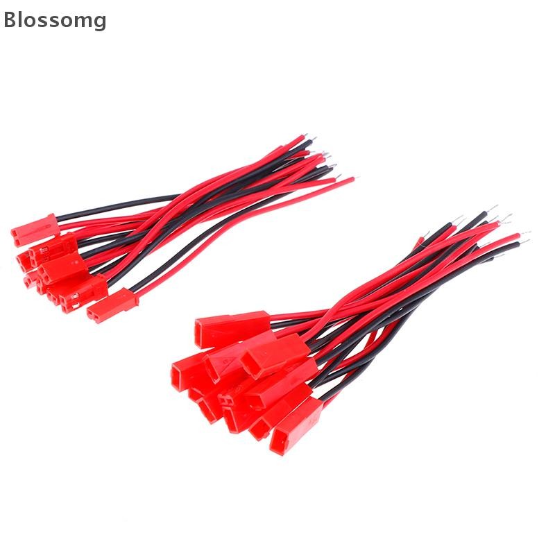 Blossomg 20pcs 2 Pin connector ชายหญิง jst ปลั๊กสาย 22 awg สําหรับ rc ใหม่