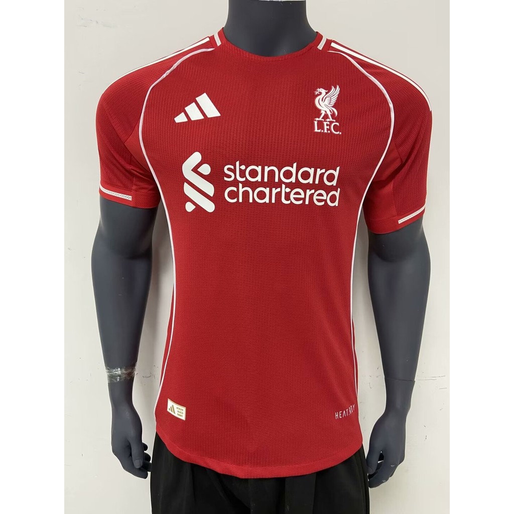 Player Version 2526 Liverpool Home Football Jersey for Players Outdoor Training Clothing