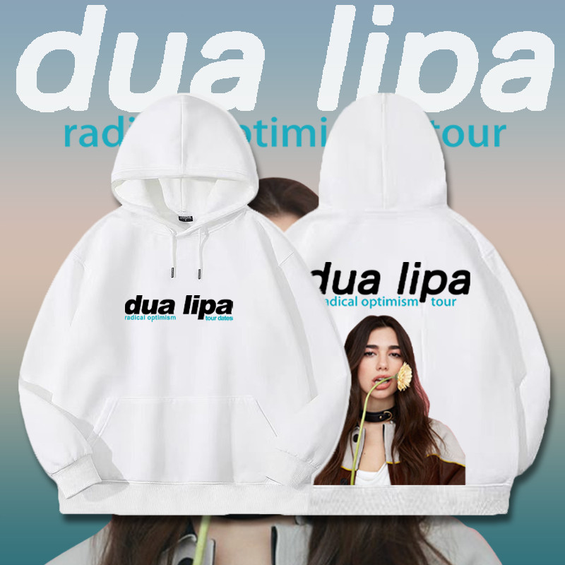 ✨NEW✨ เสื้อฮู้ดแขนยาว " Dua Lipa Vocal Concert "  |  Dua Lipa ปริมณฑล ผ้าCotton Hoodie❤️
