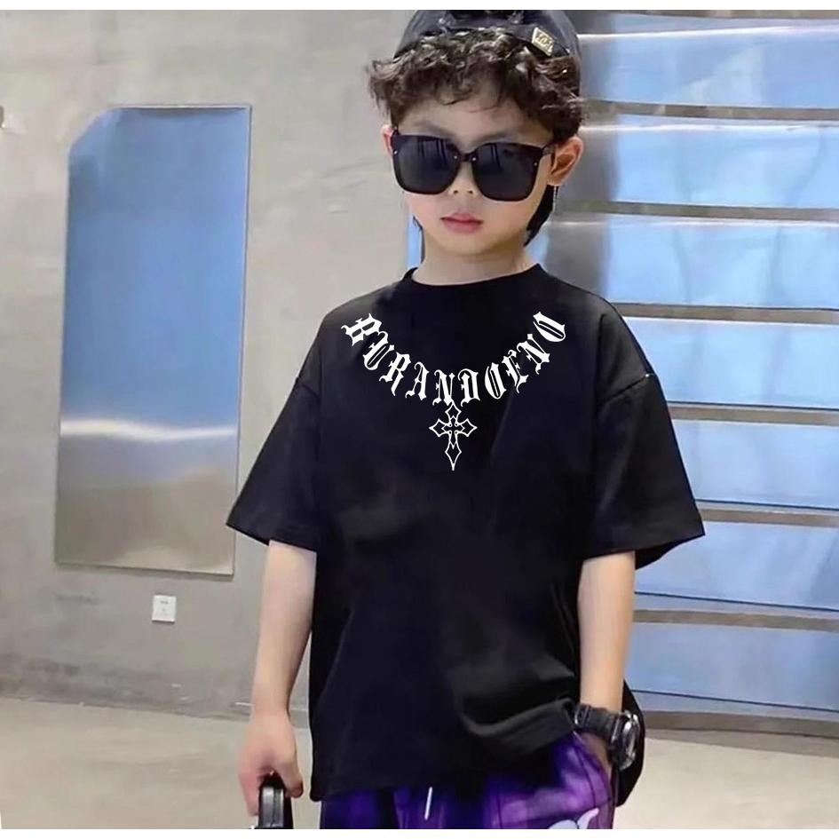 (จัดส่งตลอด 24 ชั่วโมง)เสื้อยืดเด็ก ผ้าฝ้ายแท้ ใหม่ ขนาดผ้าฝ้าย Simple Letter พิมพ์ Casual Street พิมพ์
