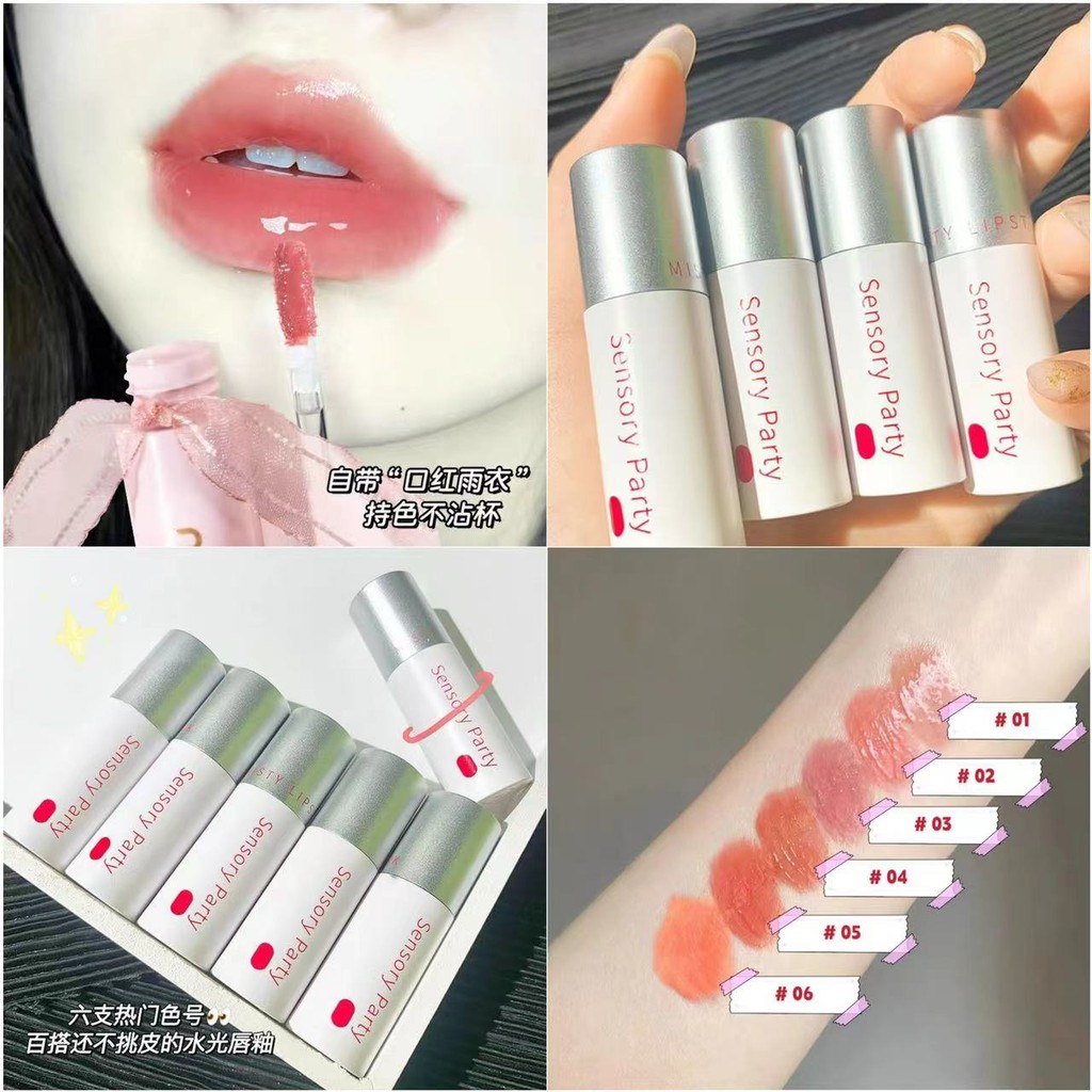 i happy shop ลิปสติก ลิปทินท์ ลิปไม่ติดแมส เนื้อแมตต์ เนื้อแมตต์กํามะหยี่ ลิปลิปเนื้อเวลเวทC6191