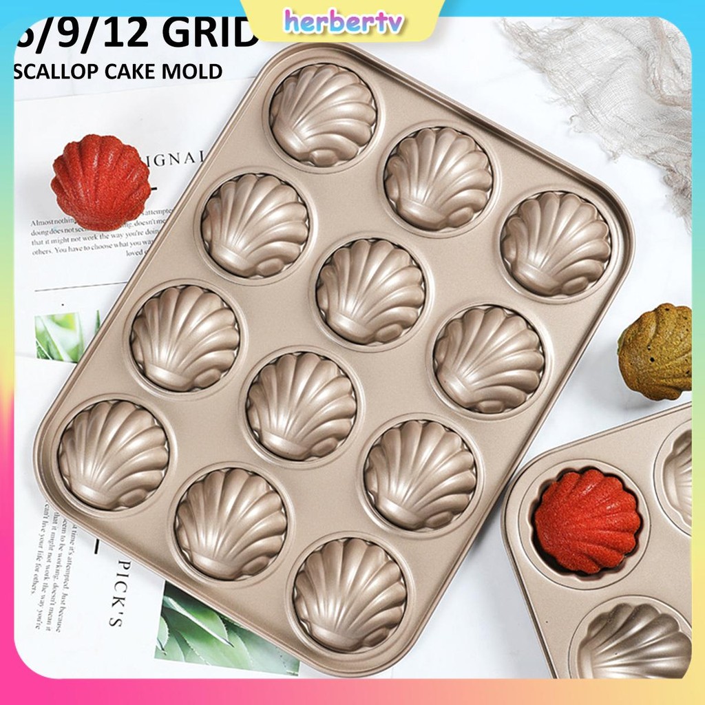Madeleine Mold Cake Baking Pan Non-Stick Candy Mold Madeleine Pan Shell Shaped Baking Mold SHOPSBC4286