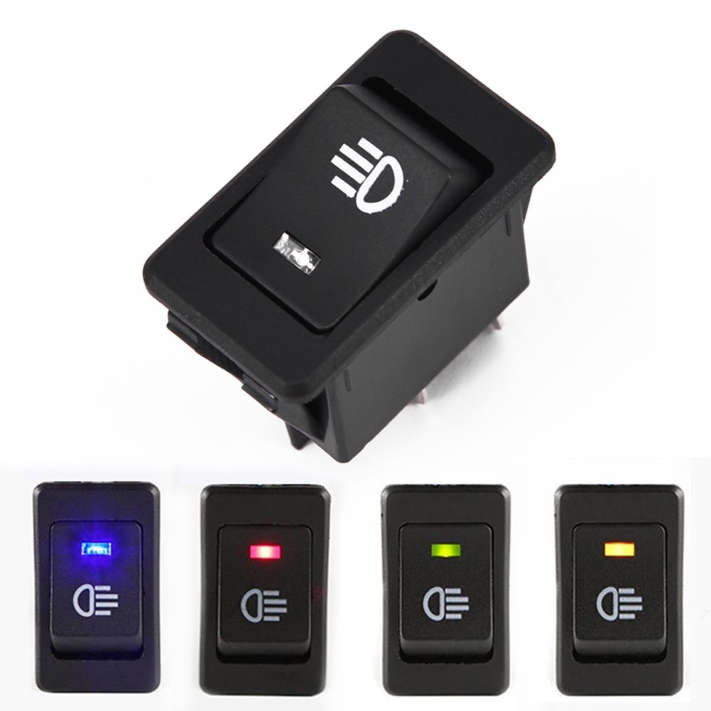 สวิตช์ไฟตัดหมอก LED 2 ตําแหน่ง สําหรับรถยนต์