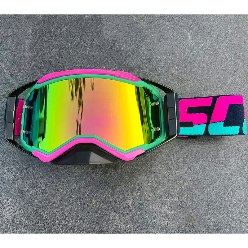 SCOYY Motorcycle Glasses Goggles Motocross Goggles Helmet MX Moto Dirt Bike ATV Ski Outdoor Sports G