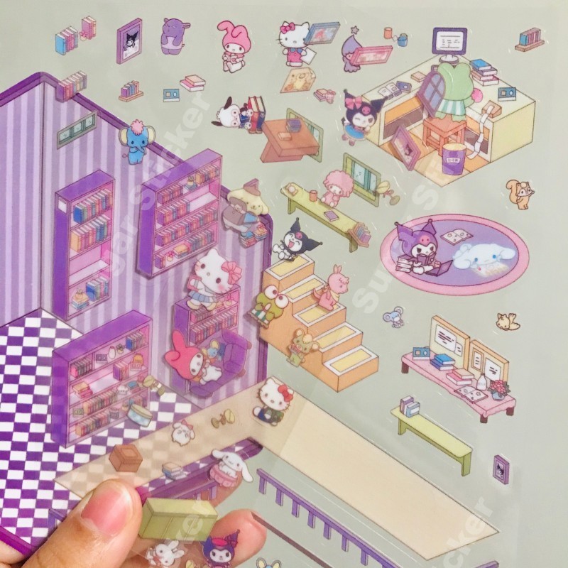 Sugarsticker Sanrio Character Series 4 รูปแบบสติกเกอร์สติกเกอร์กันน้ํากระดาษ วัสดุสมุดภาพชุด ราคา ถูกที่สุด ดีลบีเคเค แกลเลอรีภาพที่ 6