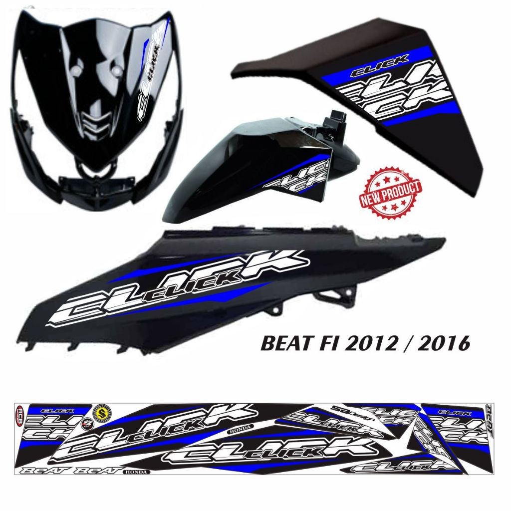 LUXURY MOTIF BEAT FI สติ๊กเกอร์ / BEAT PGM FI สติ๊กเกอร์แถบรถจักรยานยนต์