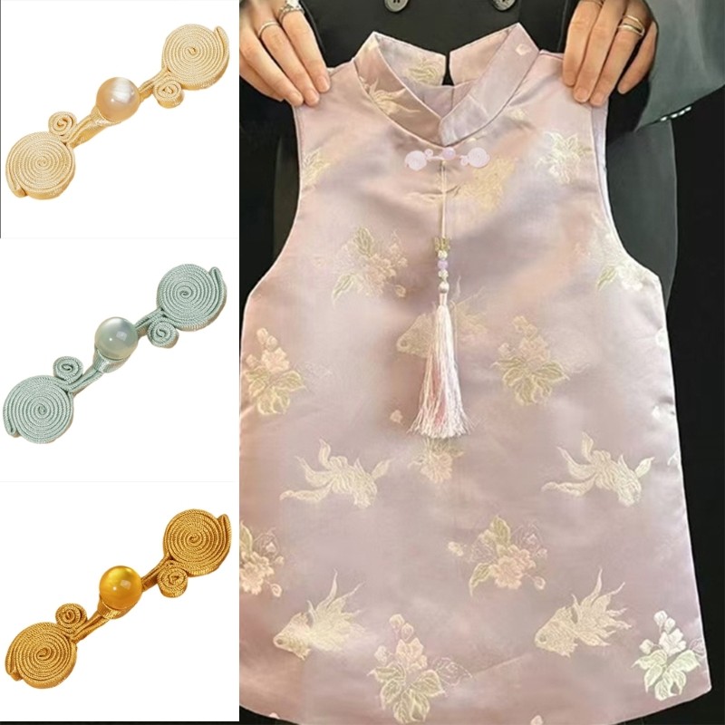 ONE Artistic Handmade Buttons Adjustable Coat Buttons Clothes Decorative Buttons