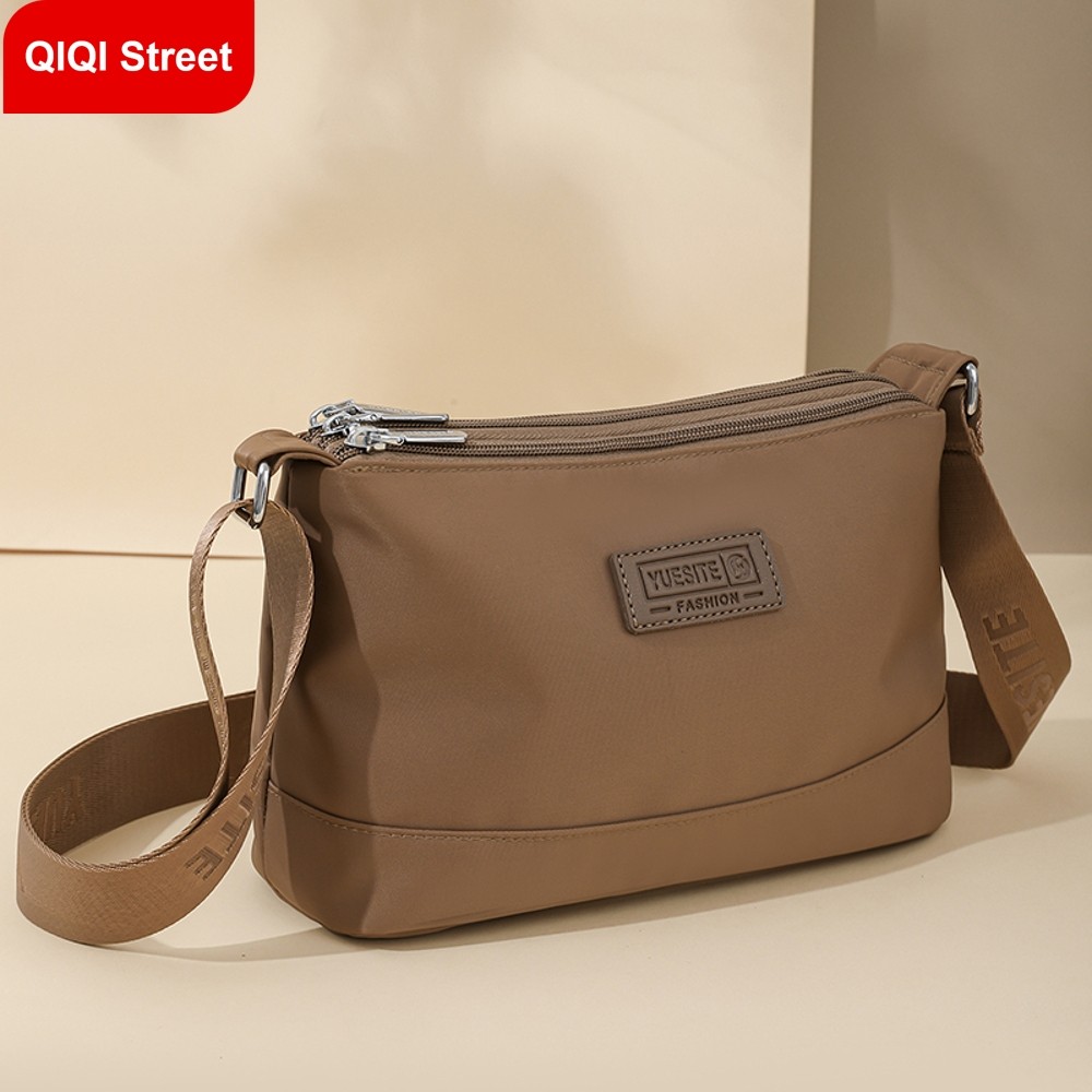 กระเป๋าสะพายข้างครอสบอดี้ กระเป๋าสะพายแฟชั่นทุกวัน ผ้าไนลอน กันน้ํา อเนกประสงค์ กระเป๋าผู้หญิงความจุขนาดใหญ่