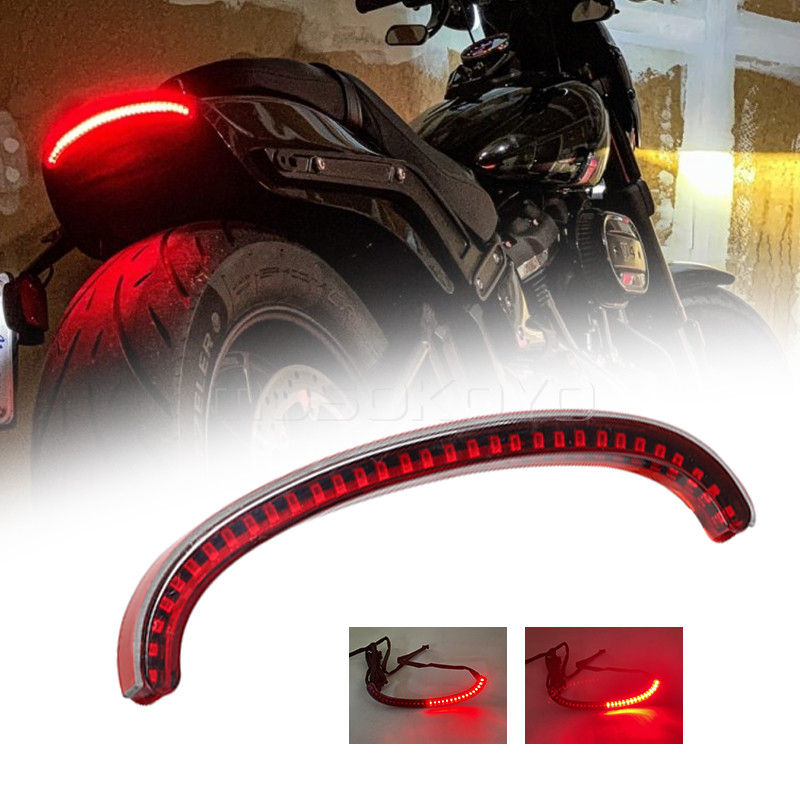 Gไฟท้ายรถจักรยานยนต์พร้อมไฟเลี้ยวสำหรับ Harley Softail Fxfb Fxfbs 2018-2021