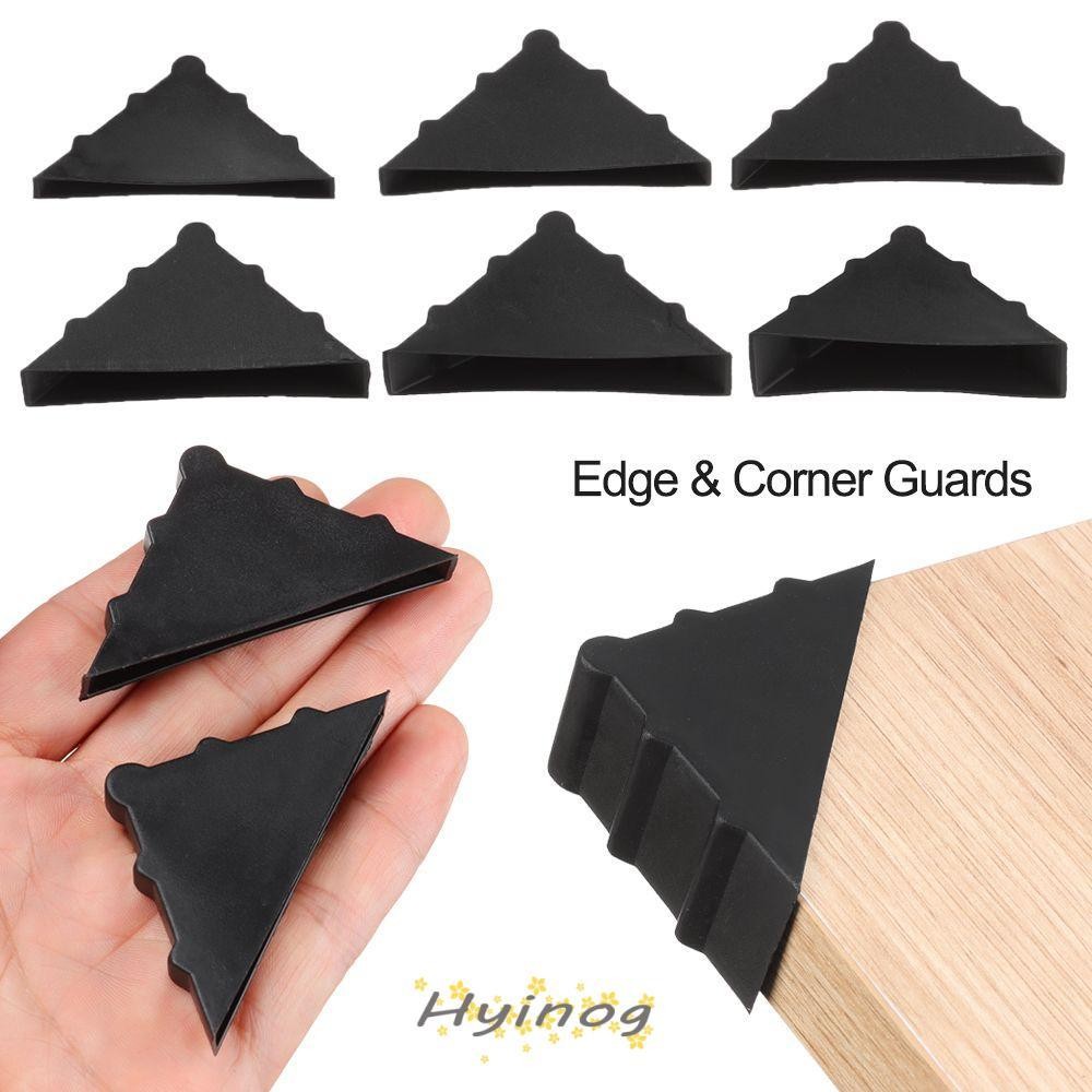 Hyinog 10PCS Edge Protection Safety Soft Children Baby Furniture Protection Table Corner Protector