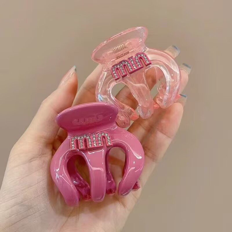 ใหม่แฟชั่นเกาหลีร้อน KM3 Double Horse Crab Claw Hairpin