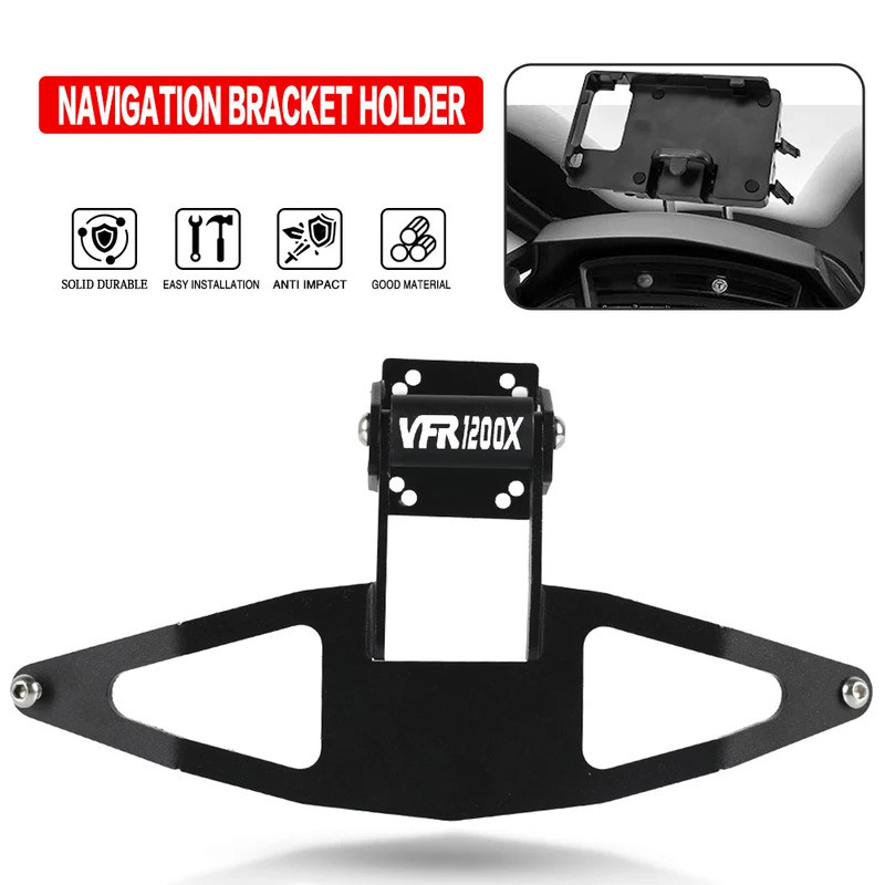 รถจักรยานยนต์สมาร์ทที่วางโทรศัพท์ GPS นําทางแผ่นสําหรับ Honda VFR1200X vfr1200x vfr 1200 x 2012-2017