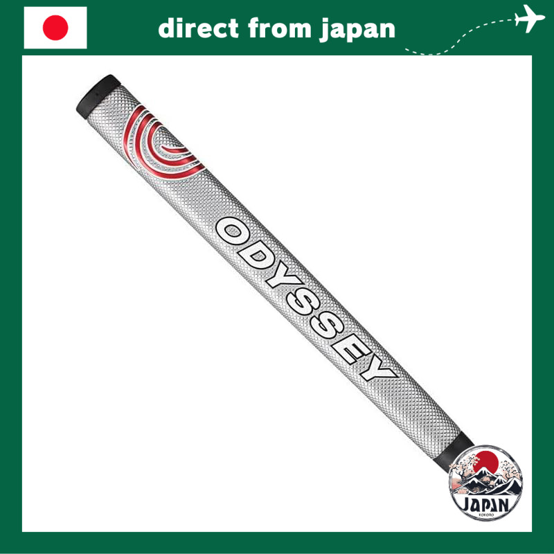 ODYSSEY 22 ST Pistol Size Putter Grip Silver White Red – 76g Standard Fit
