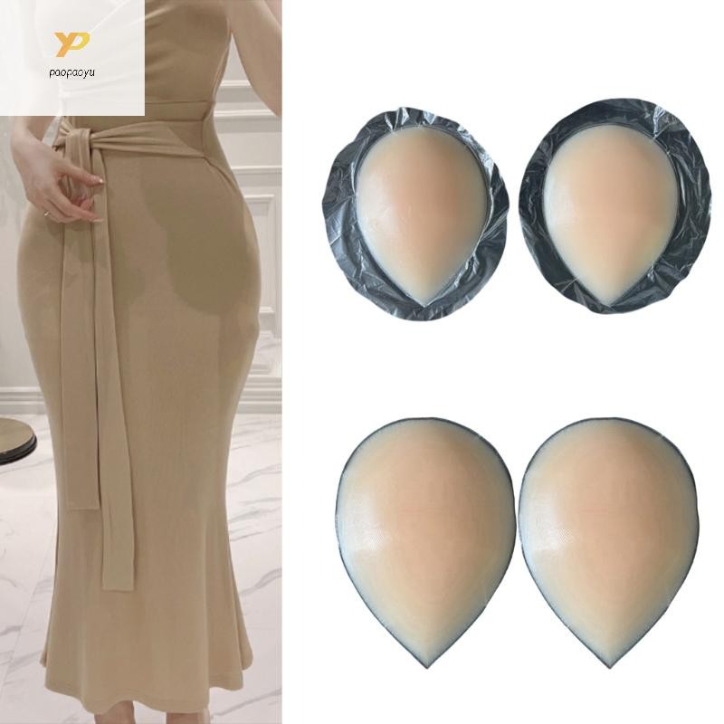 Ppy 2 ชิ้นกาวซิลิโคนต้นขา Enhancer แผ่นสะโพก Body Shaper ชุดชั้นในแทรก ราคา ถูกที่สุด ดีลบีเคเค