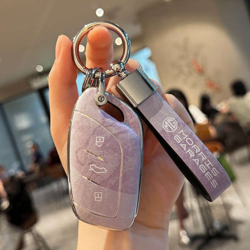 เคสกุญแจ MG HS zs ปลอกกุญแจรถ MG4 MG6 mg5 เคสกุญแจรถยนต์ เคสกุญแจรีโมทรถยนต์