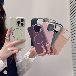 เคสโทรศัพท์ For iPhone 13 11 17 pro max Case iPhone 11 15 16 pro max 14 12 pro max 17 Air การจับคู่สีพีซี Magnetic