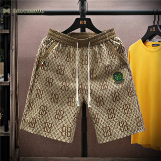 ซีเชนิก ผู้ชายน้ําหนักเบาสบายหลวมแฟชั่นพิมพ์กางเกงขาสั้นลําล…