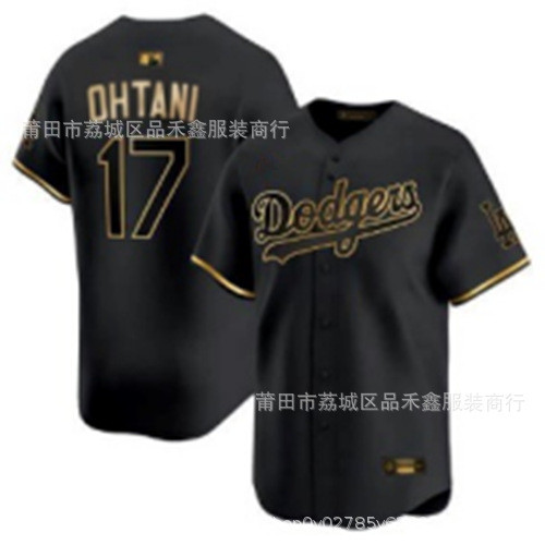 Los Angeles Dodgers Dodgers Boys Girls Jersey 17 Ohtani Shohei Otani Sakura ชุดเบสบอล