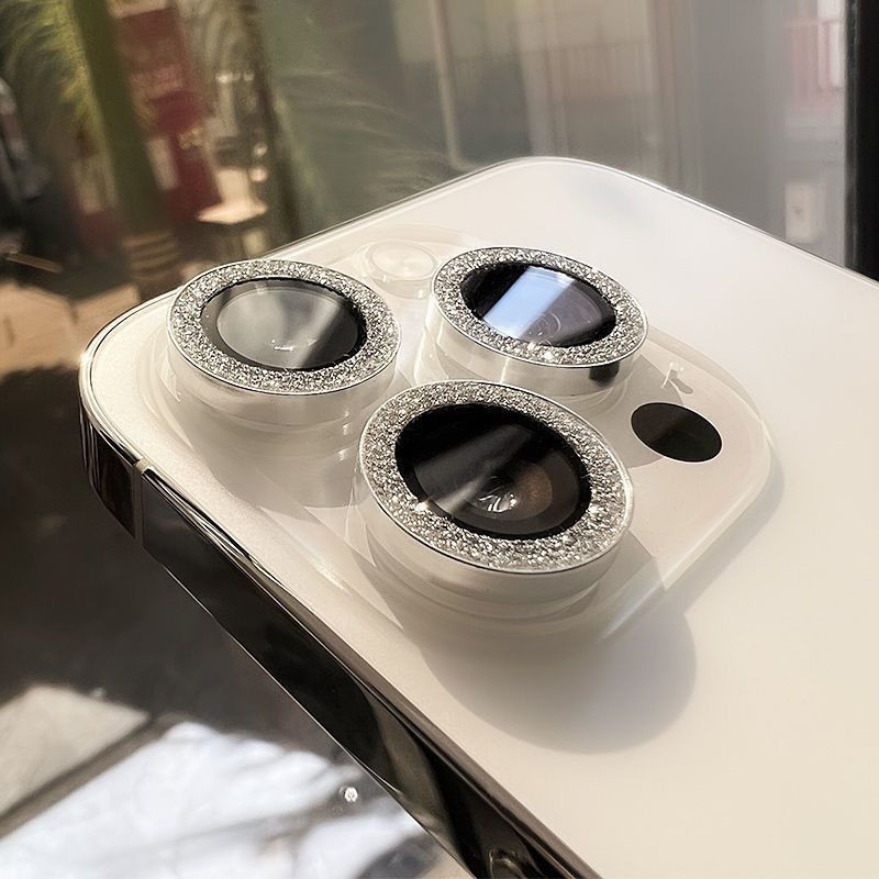 ฟิล์มเลนส์ For iPhone 11 13 16 Pro Max iPhone 13 14 15 Pro Max 12 13 Pro Max 16 Plus 12 13 Mini เลนส์กลิตเตอร์ ราคา ถูกที่สุด ดีลบีเคเค แกลเลอรีภาพที่ 2
