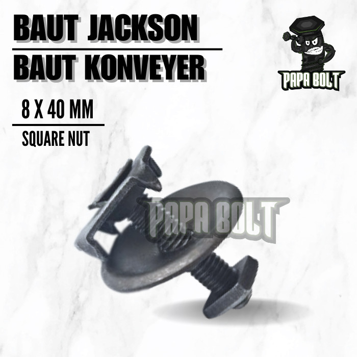 Jackson M8 x 40MM โบลต์ลิฟต์ถัง / 8MM Konveyer Bolt