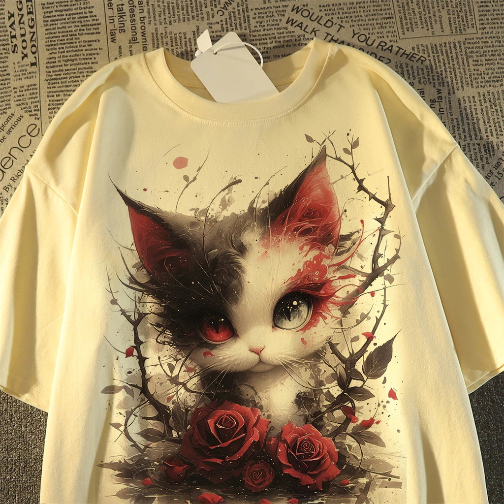 【ส่งจากไทย】 เสื้อยืดตัวใหญ่สไตล์เกาหลีน่ารัก oversize T-shirts เสื้อผ้าแฟชั่นสาวอวบ เสื้อโอเวอร์ไซส์ผู้หญิง thumbnail 3