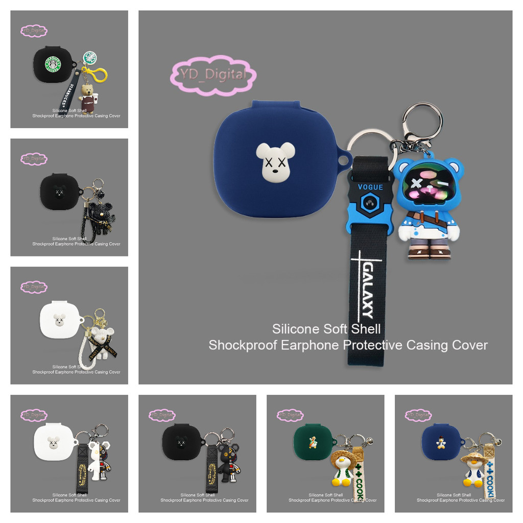 for 1MORE Ear Clip S12 Silicone Cute  Earphone Soft Shell Xiaoxin Pendant Shockproof Headphone Prote