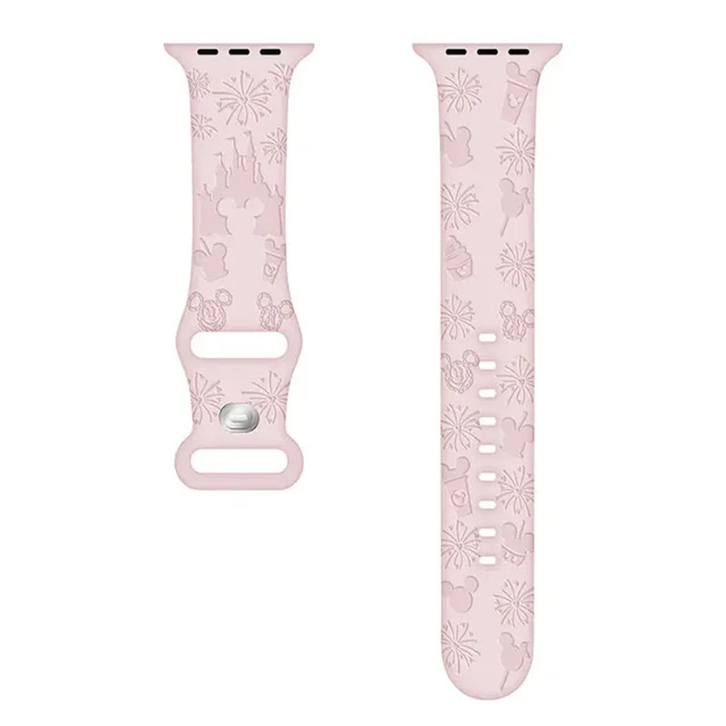 สายยางซิลิโคนแกะสลักนุ่ม for IWatch Apple Watch Ultra/SE 3 2 49มม. Series 11 10 9 8 7 6 5 4 49 46 45 44 42 41 40 38มม. - รูปที่ 6