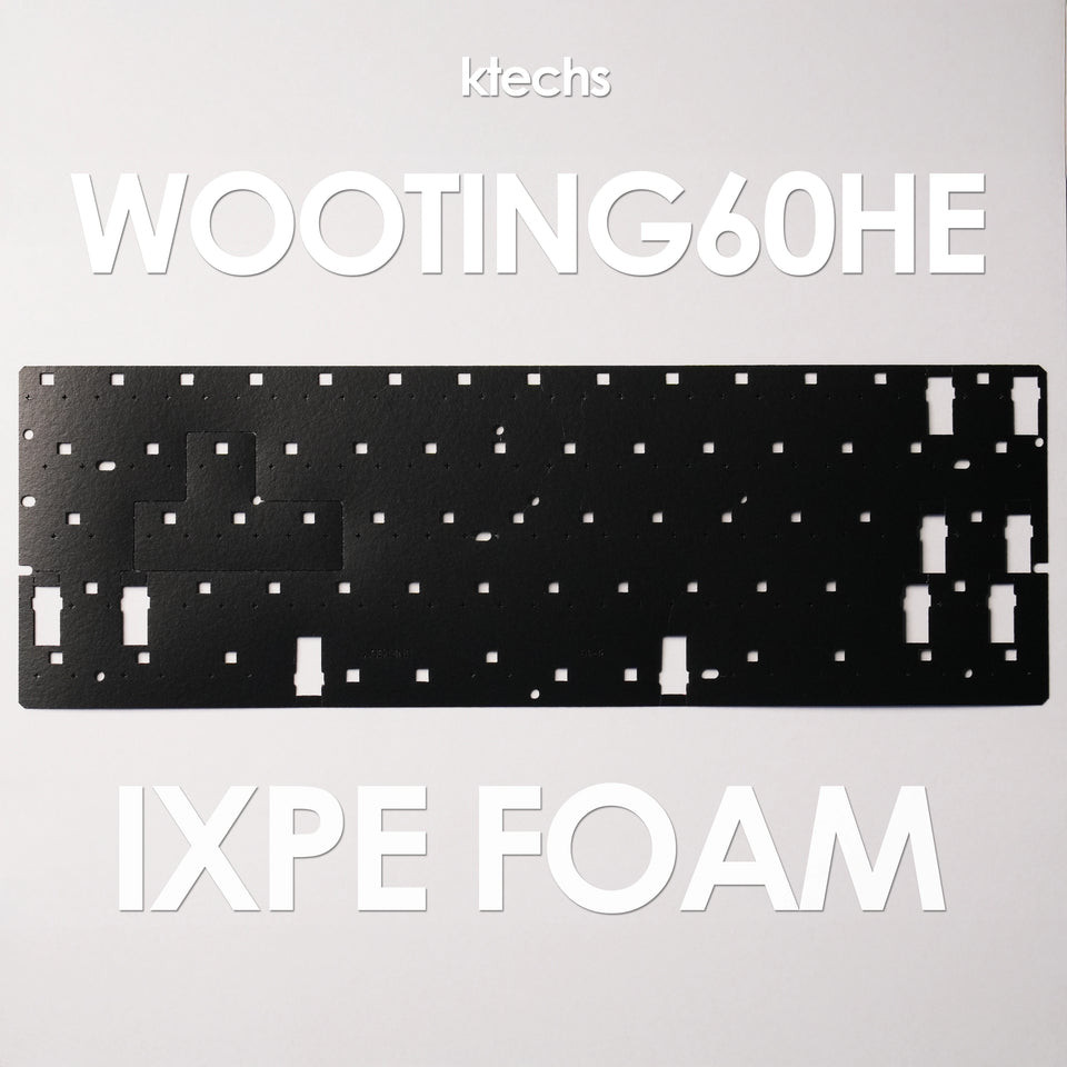 Wooting 60HE โฟม IXPE ขนาดกะทัดรัด