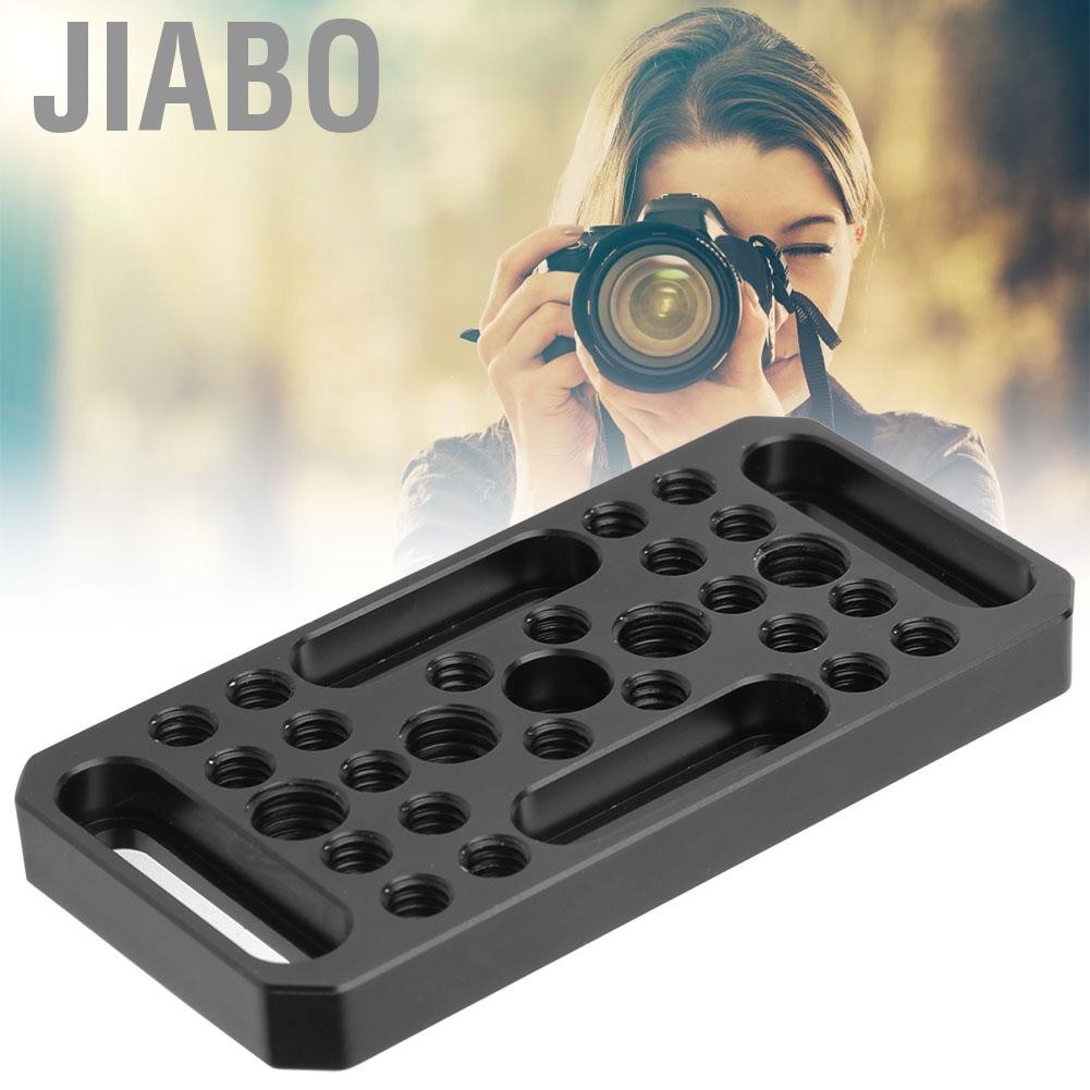 Jiabo Mugast Camera Expansion Plate Universal Metal Switching Cheese Easy พร้อมรูสกรู 1/4 และ 3/8 สำหรับ DSLR CAM