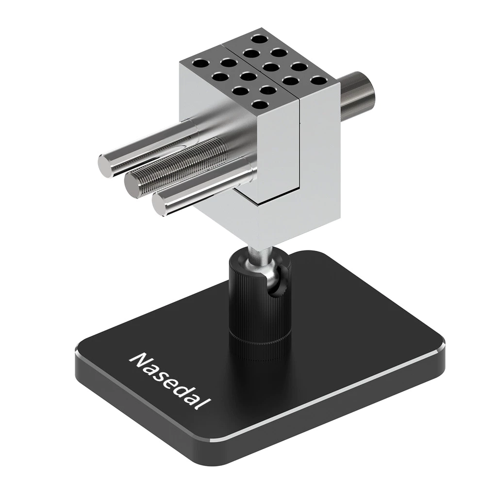 Nasedal Mini Vise Gundam เครื่องมือติดตั้ง 2 in1 แบบพกพา Clamp Multi-function ตาราง Vise อลูมิเนียมงานอดิเรก Gunpla DIY ทําหัตถกรรมเครื่องมือ Art