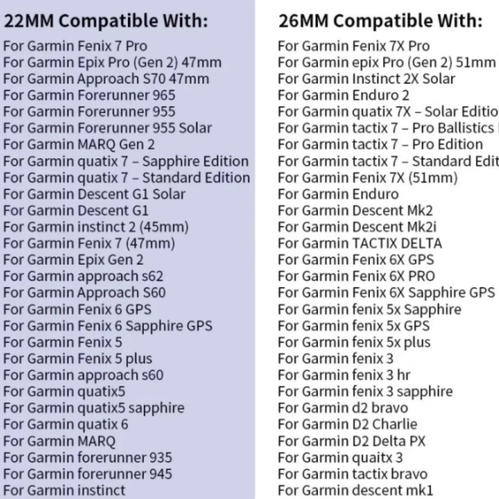 26/22 มม.สายรัดไนลอนยืดหยุ่นสําหรับ Garmin Fenix 8 E Tactix 8 Instest 3 MIP 5X 6X 6 7 7X Pro/Mk2 Mk2i G1/Enduro 2 3 สร้อยข้อมือกีฬาสายนาฬิกา