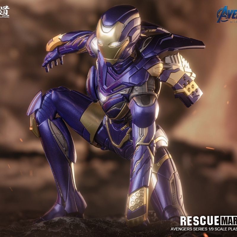 Royal Model Road Assembly รุ่นเคลื่อนย้ายได้ Iron Man MK49 Pepper Rescue Armor Group Standard Editio