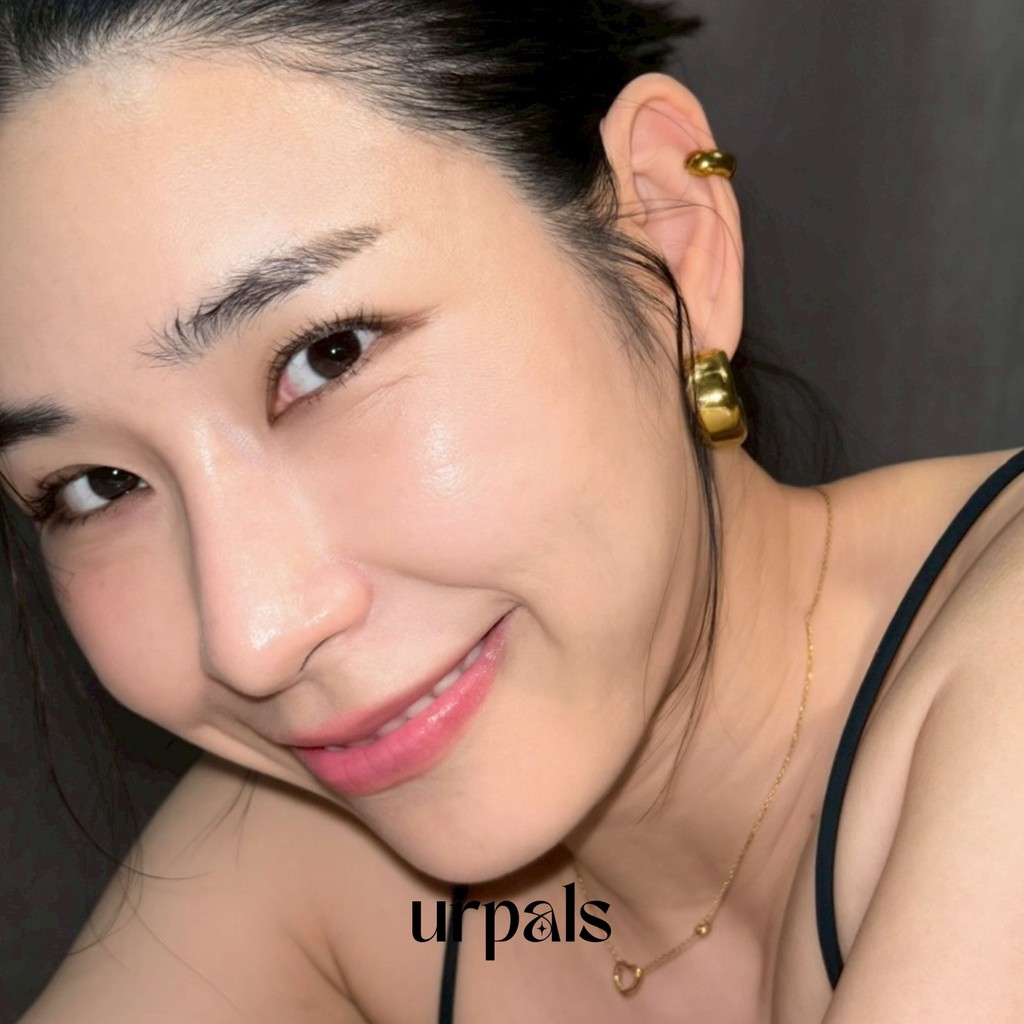 URPALS ต่างหู ต่างหูสายฝอ Stainless ชุบทอง 18K ไม่ลอกไม่ดำ โดนน้ำได้ ราคา ถูกที่สุด ดีลบีเคเค แกลเลอรีภาพที่ 5