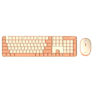MOFII TIRAMISU WIRELESS MEDIA COMBO - PURPLE/PINK/ MILKTEA เมาส์และคีย์บอร์ดไร้สาย