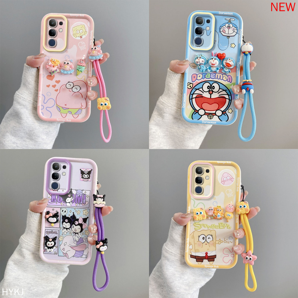 เคส vivo Y29 4G Anti fall อะนิเมะการ์ตูน TPU ซิลิโคนอ่อนนุ่ม 3D เคสโทรศัพท์น่ารัก XXLK