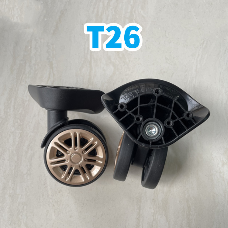 พร้อมสต็อก SJTOBOL Silent Wheel Trolley Case Reel T26 กระเป๋าเดินทาง Universal ล้ออุปกรณ์เสริม T12A 
