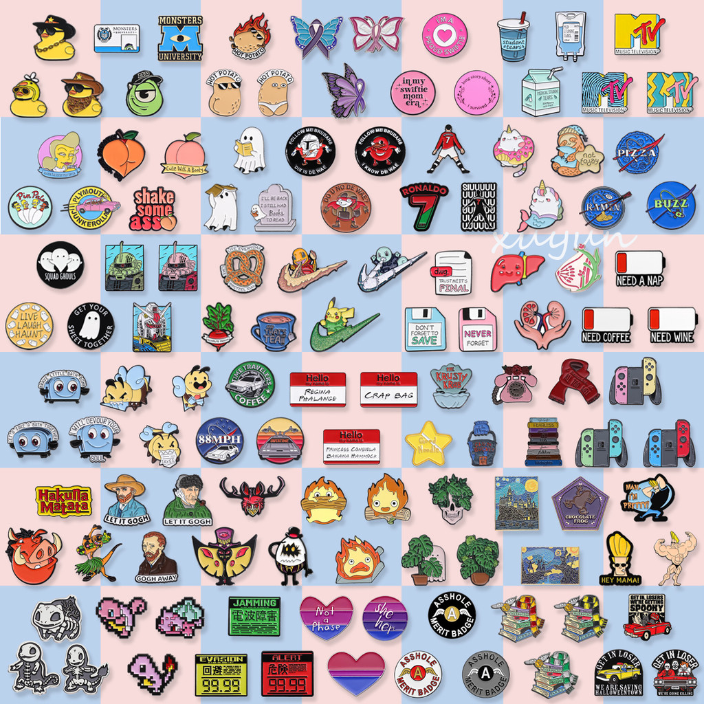 3 ชิ้น/เซ็ตการ์ตูนอะนิเมะเข็มกลัดสัตว์น่ารัก Series ป้ายโลหะ Creative Design Lapel Pin เสื้อผ้าอุปกรณ์เสริมเครื่องประดับของขวัญสําหรับเพื่อน