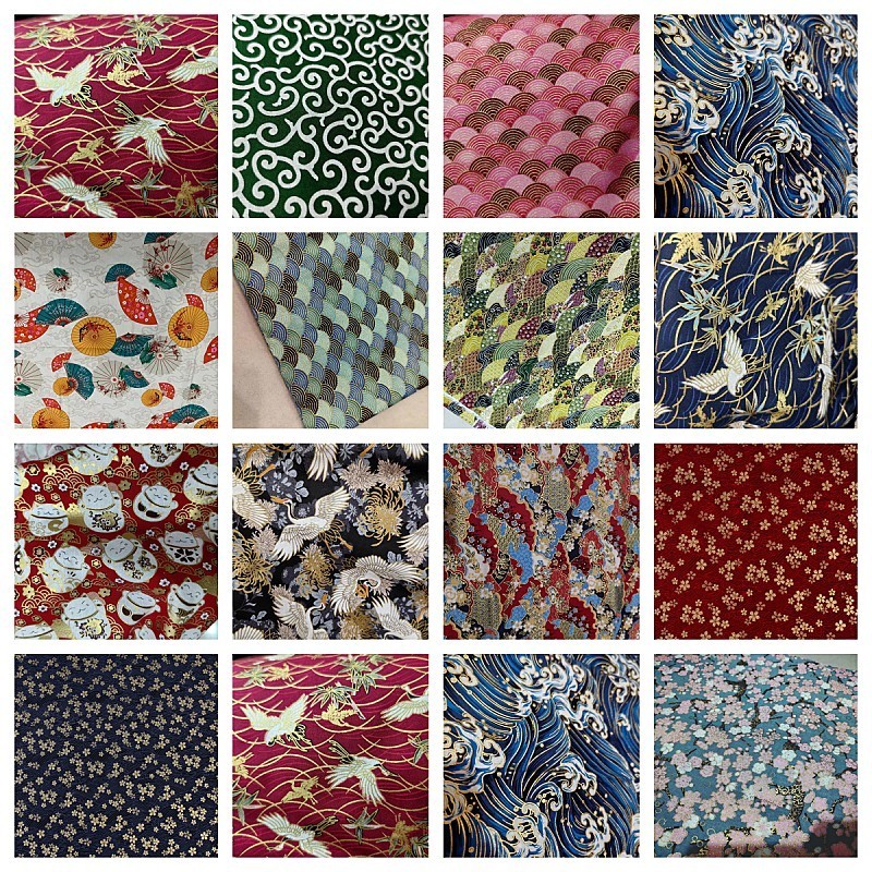 พลัมสีแดง BMYJNEW ผ้าสไตล์ญี่ปุ่น Cheongsam เสื้อแจ็คเก็ตเบาะผ้านวมผ้าทําด้วยมือ 50 ซม. * 150 ซม.