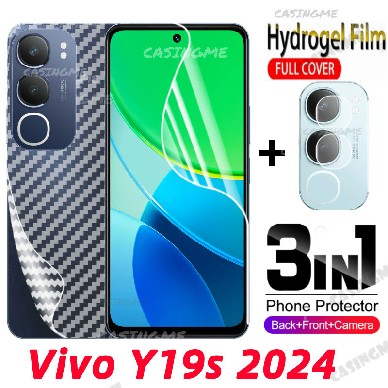 Vivo Y19s 2024 ด้านหน้าด้านหลังคลุมทั้งหมดป้องกันฟิล์มHydrogelสําหรับVivo Y19s VivoY19s Y 19s Y19 S 