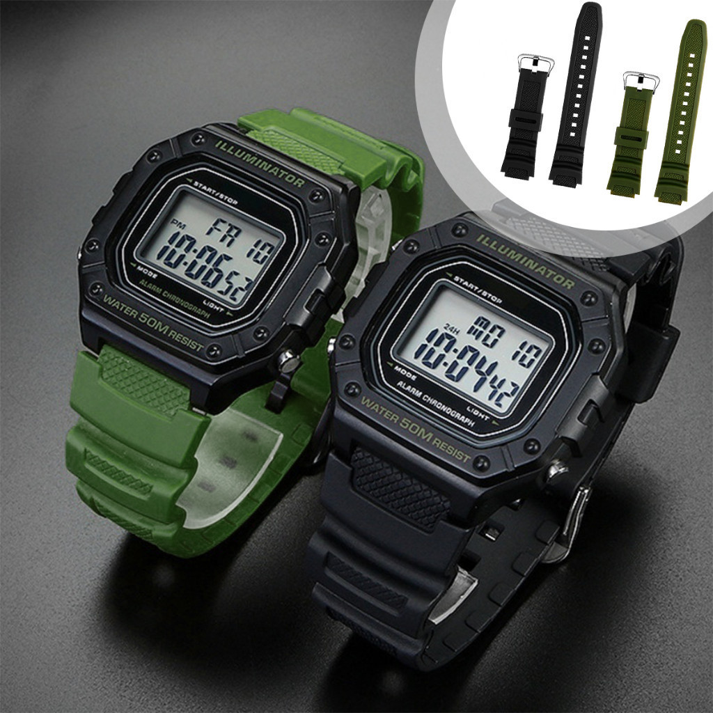 จัดส่งรวดเร็ว สายนาฬิกาข้อมือcasio 18 มม.สําหรับAQ-S810W S800 MRW-200 W735 752H อุปกรณ์เสริมคาสิโอ - รูปที่ 3