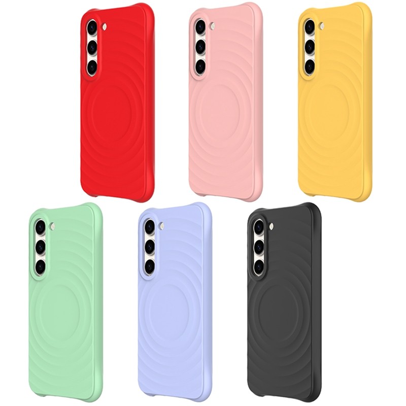 Ripple เคสโทรศัพท์สําหรับ Samsung S23 S24 FE Plus แม่เหล็กพิเศษพรีเมี่ยม Soft Touch ซิลิโคนปกหลัง