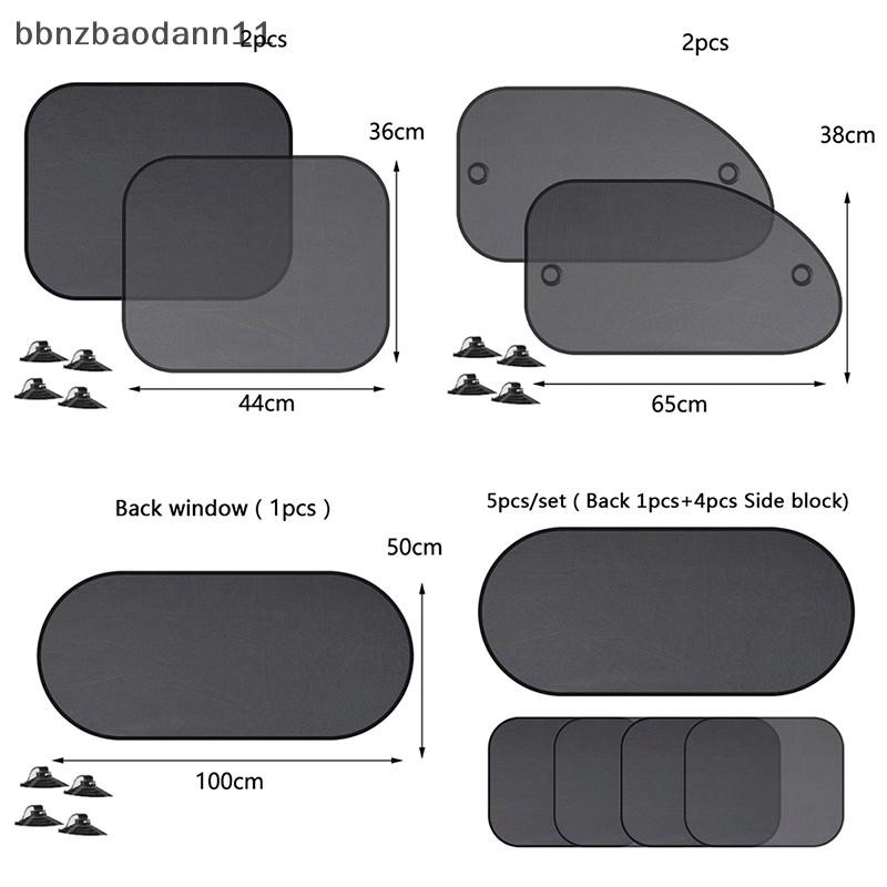 [BBNZDD] 5 ชิ้น/เซ็ตรถหน้าต่าง Sun Shades ฝาครอบป้องกันรังสียูวีตาข่าย Shade ผ้าม่าน Protector BVAH